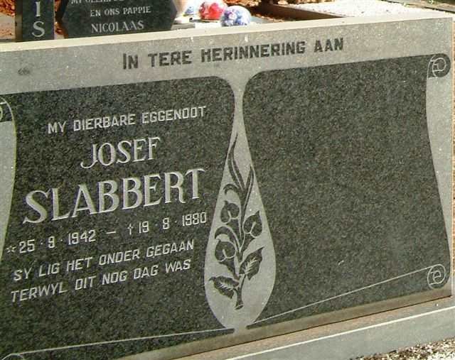 SLABBERT Josef 1942-1980