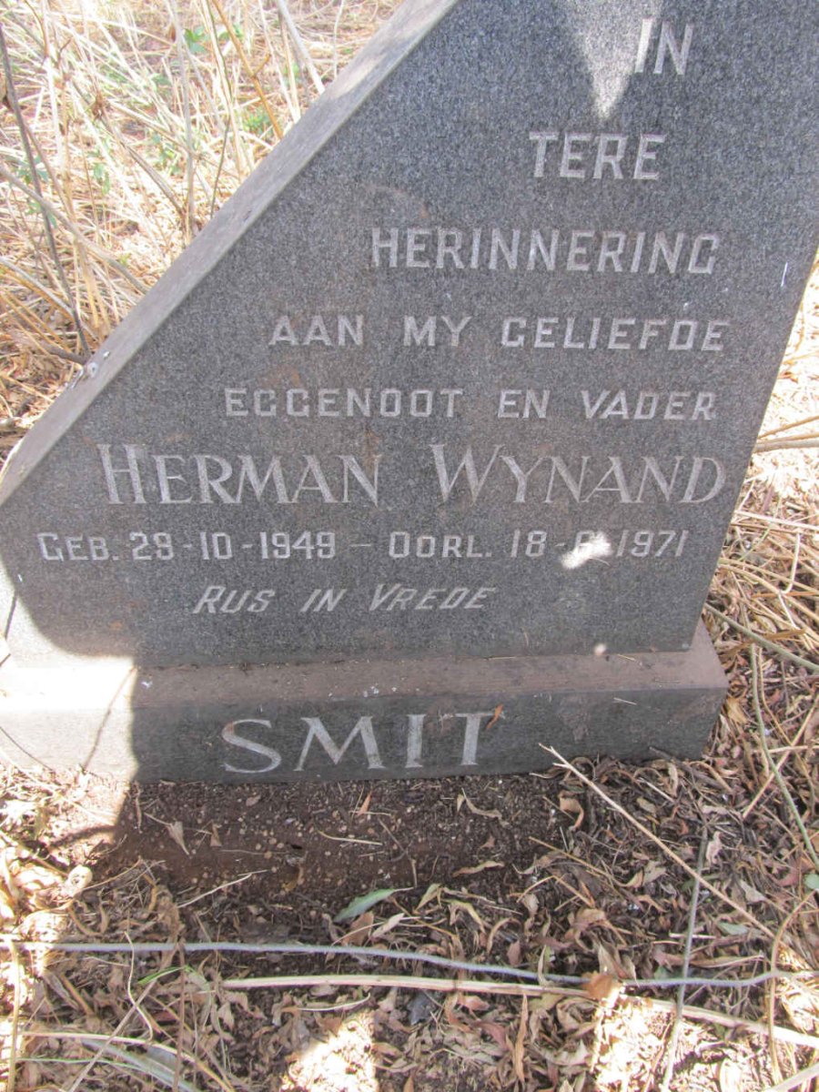 SMIT Herman Wynand 1949-1971