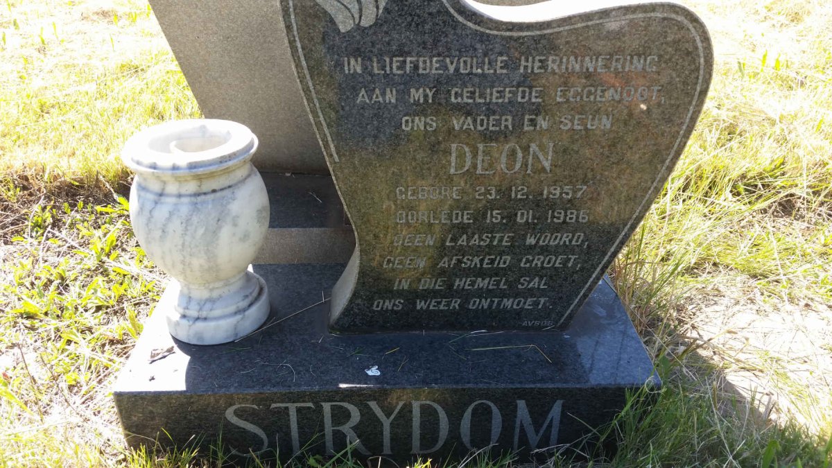 STRYDOM Deon 1957-1986