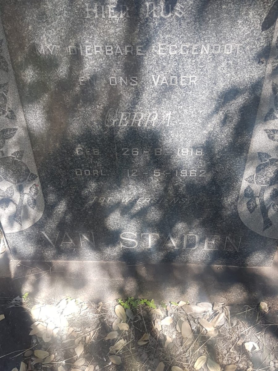 STADEN Gerra, van 1918-1962