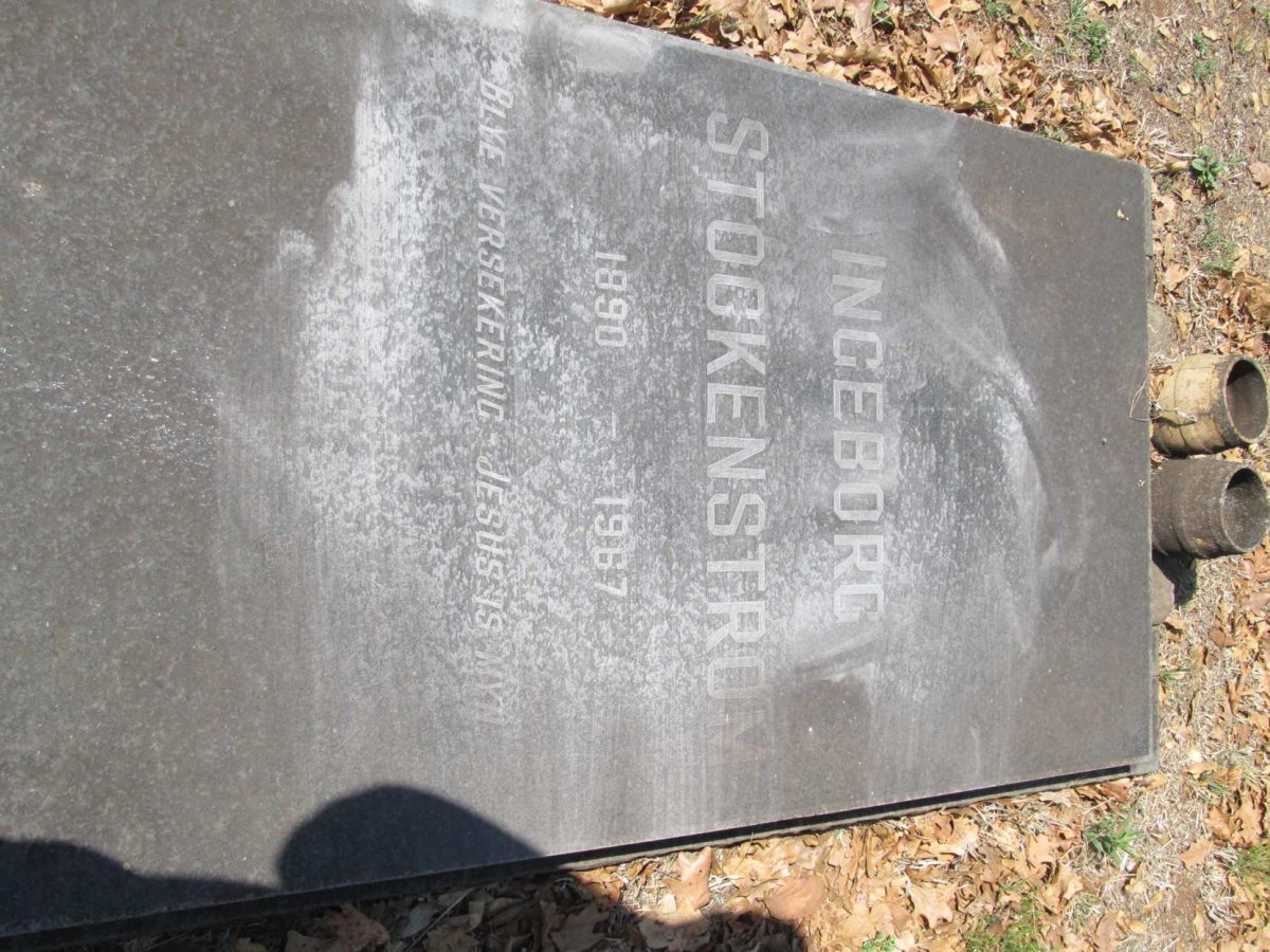 STOCKENSTROM Ingeborg 1890-1967