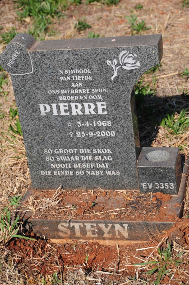 STEYN Pierre 1968-2000