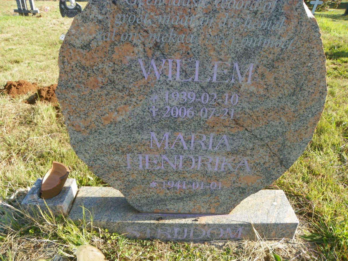 STRIJDOM Willem 1939-2006 &amp; Maria Hendrika 1941-