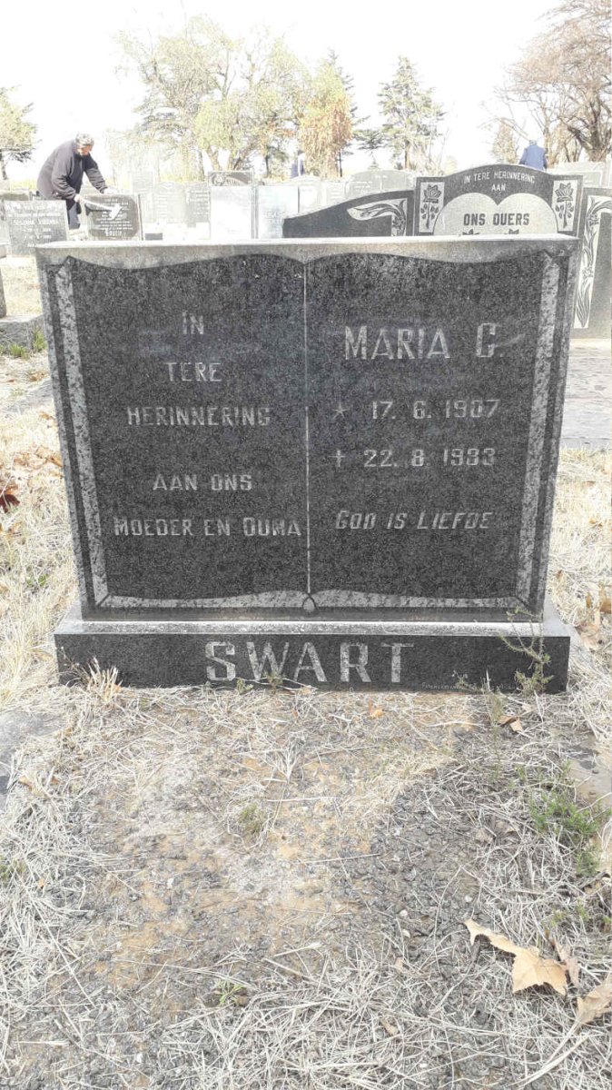 SWART Maria C. 1907-1983