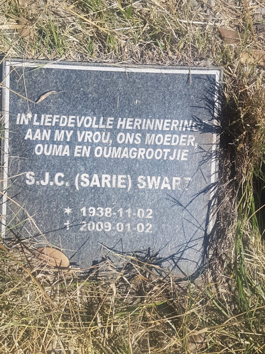 SWART S.J.C. 1938-2009