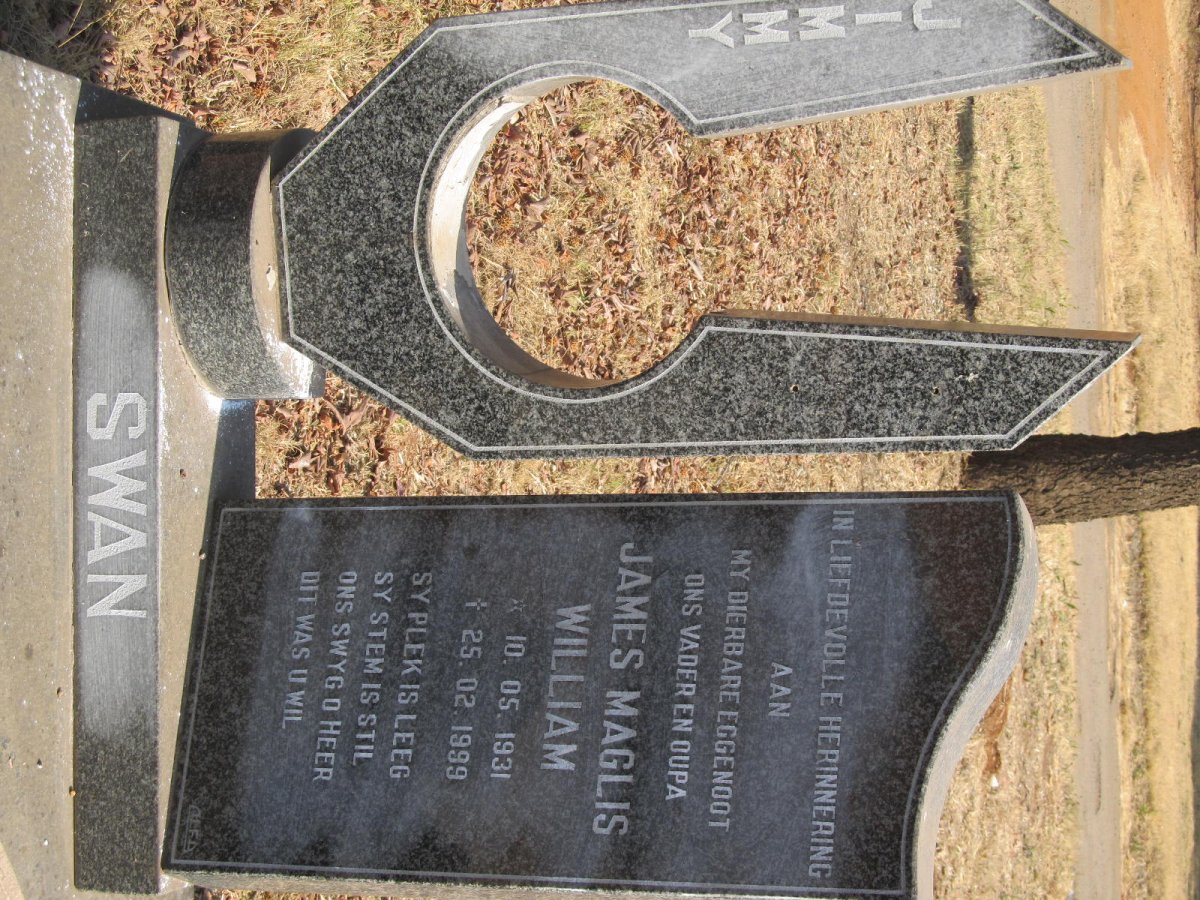 SWAN James Maglis William 1931-1999