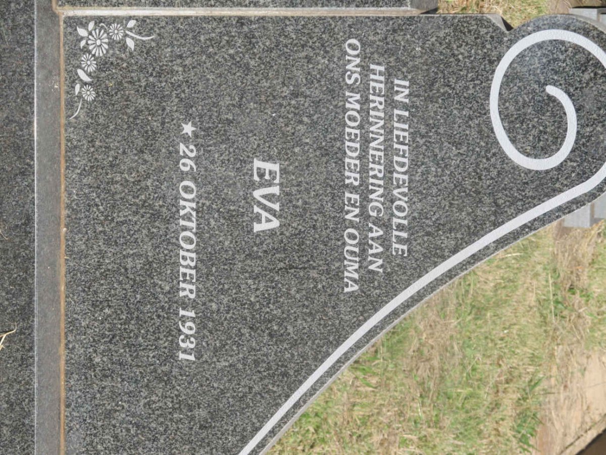 SWANEPOEL John 1929-2010 &amp; Eva 1931-