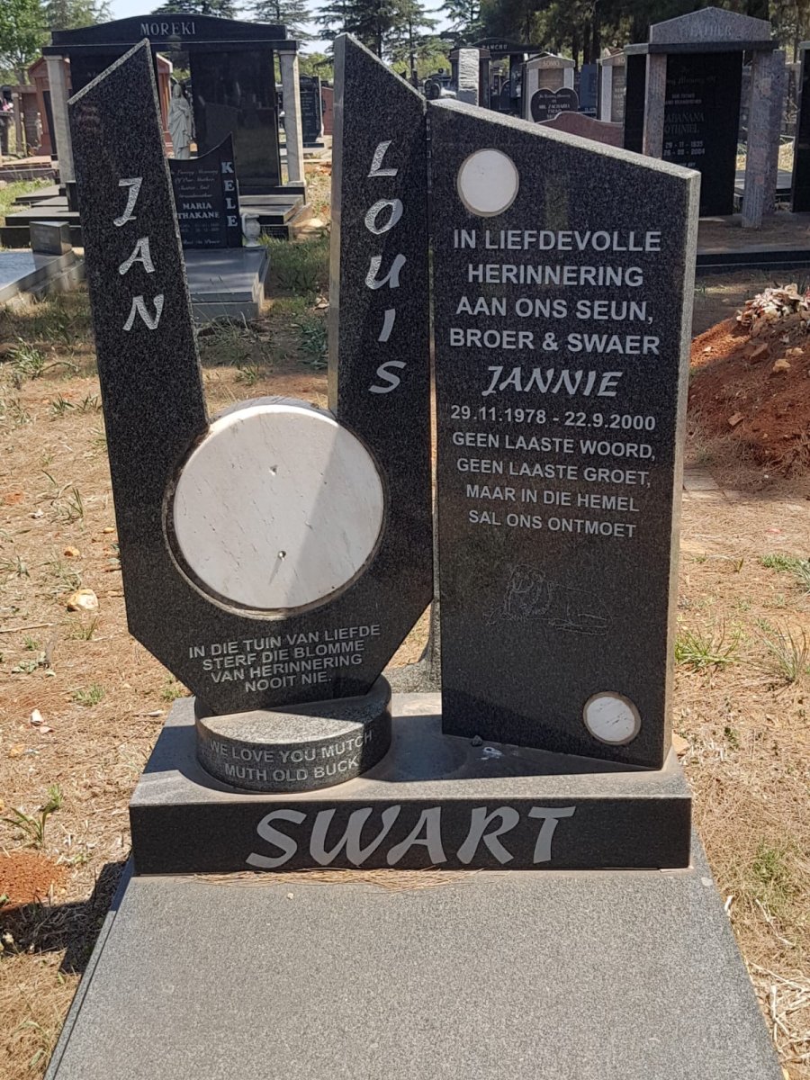 SWART Jan Louis 1978-2000