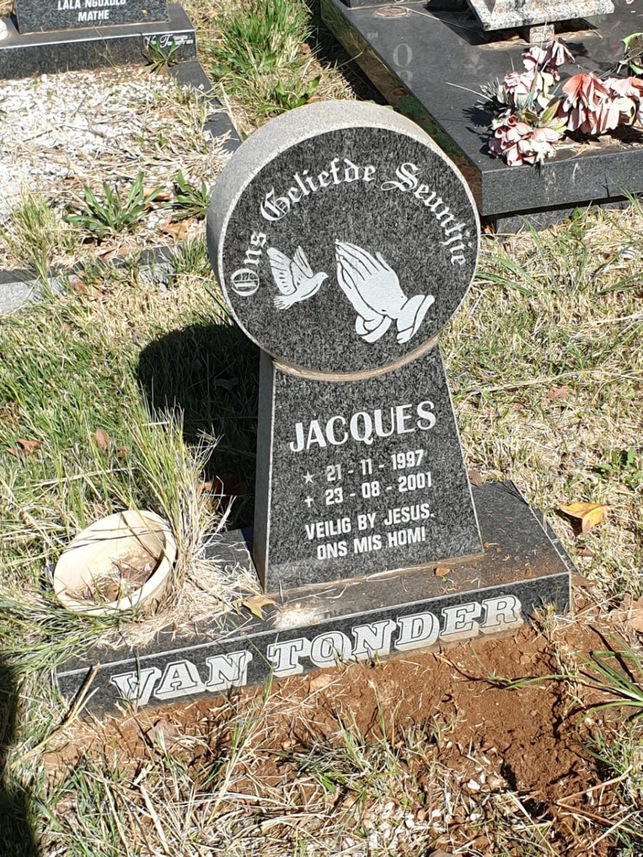TONDER Jacques, van 1997-2001