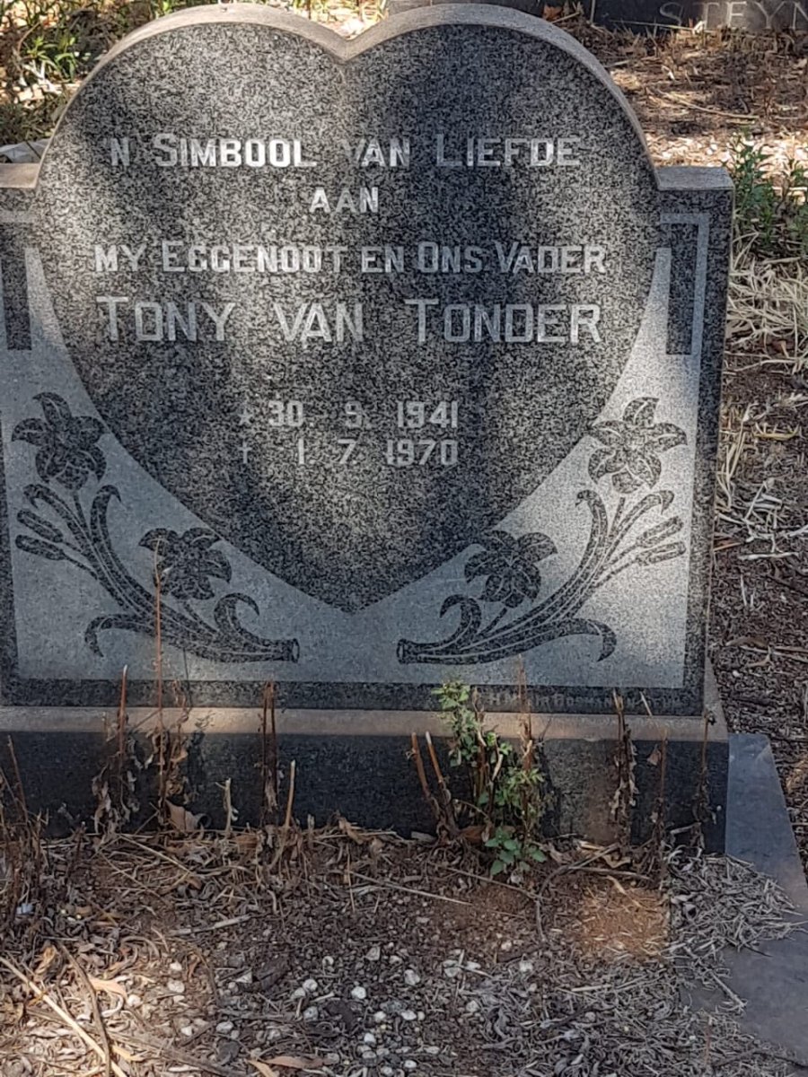 TONDER Tony, van 1941-1970