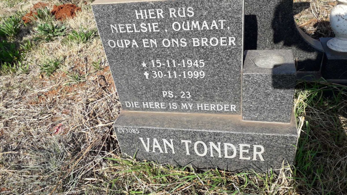 TONDER Neelsie, van 1945-1999