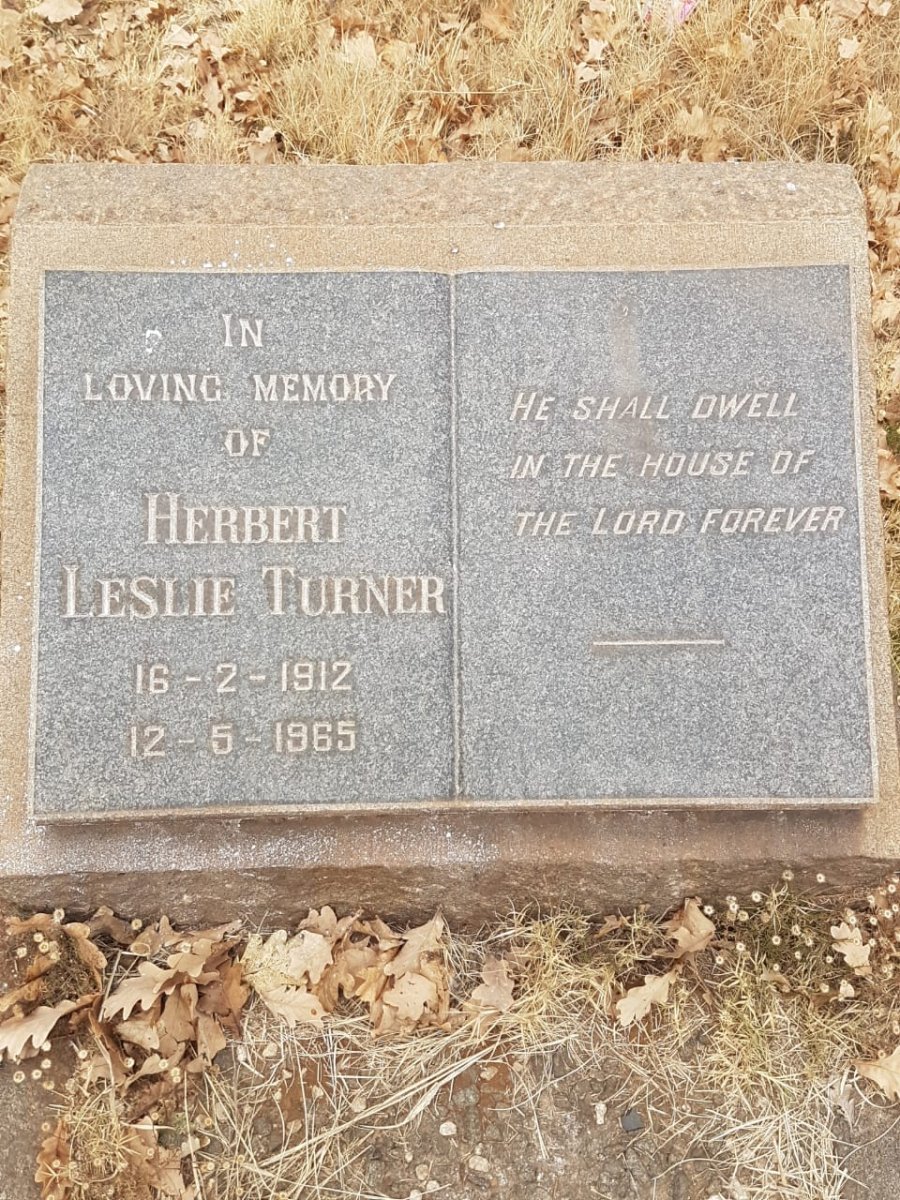 TURNER Herbert Leslie 1912-1965