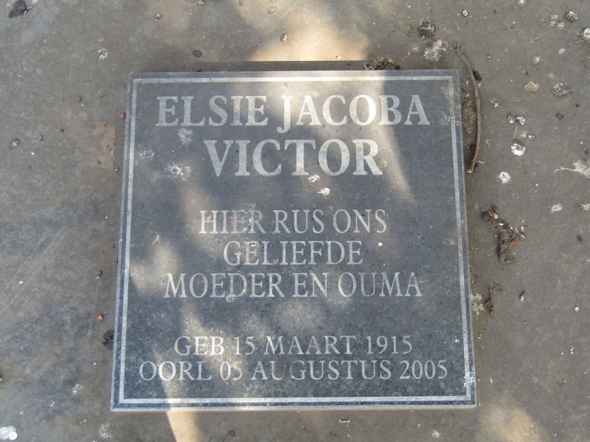 VICTOR Elsie Jacoba 1915-2005