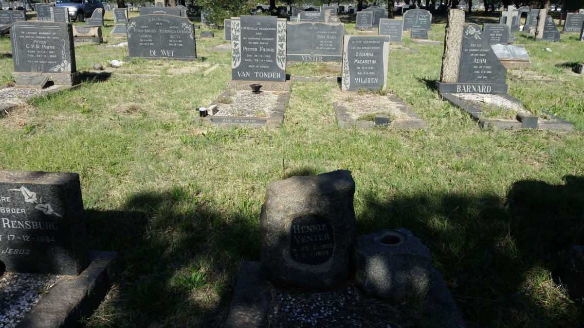 VENTER Hennie 1952-1965