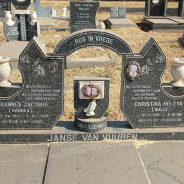 VUUREN Johannes Jacobus, Janse van 1915-1998 &amp; Christina Helena B. 1925-2006