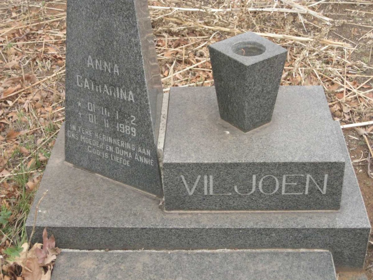 VILJOEN Anna Catharina 1922-1989