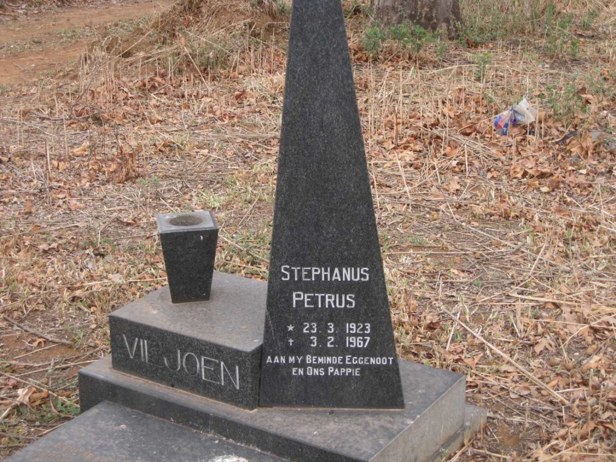 VILJOEN Stephanus Petrus 1923-1967