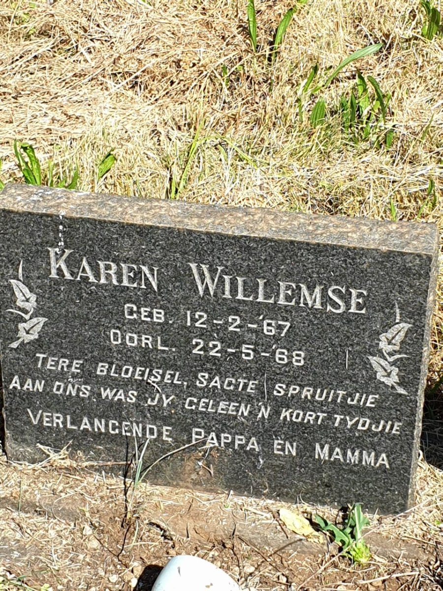 WILLEMSE Karen 1967-1968
