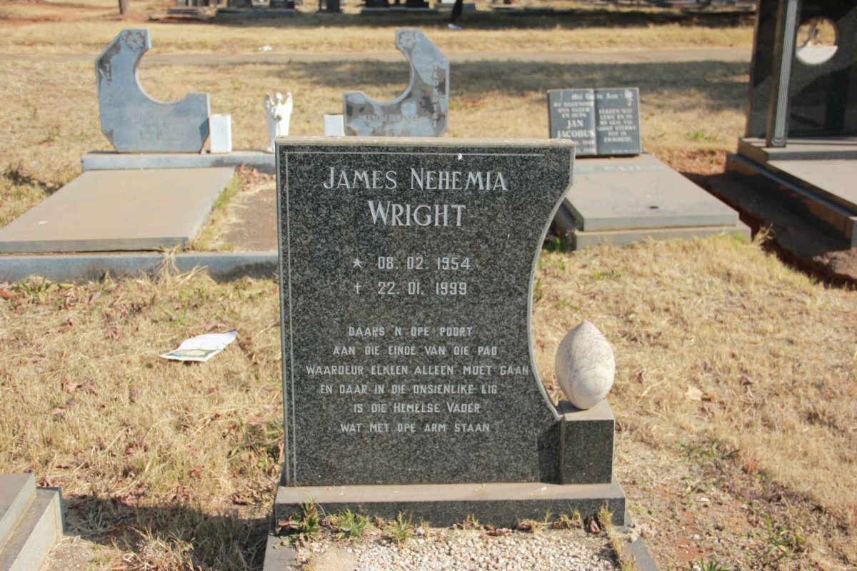 WRIGHT James Nehemia 1954-1999