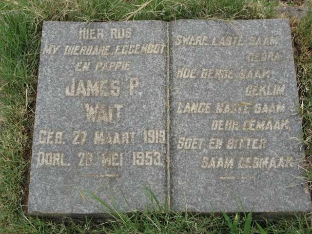 WAIT James P. 1919-1953