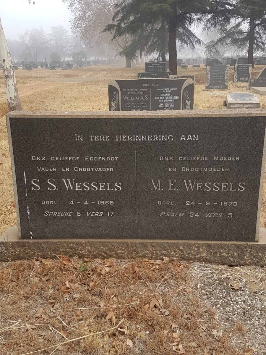 WESSELS S.S. -1965 &amp; M.E. -1970