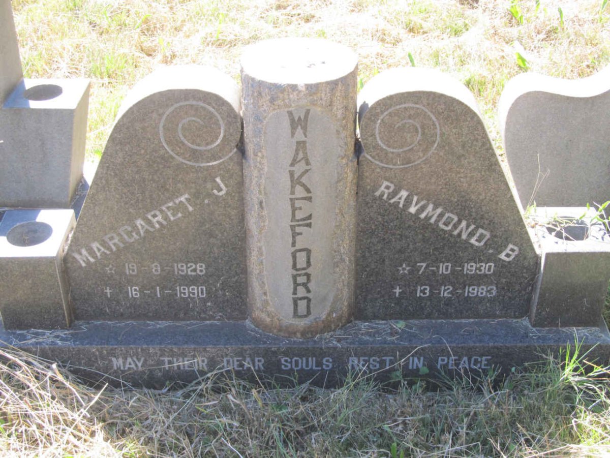 WAKEFORD Raymond B. 1930-1983 &amp; Margaret J. 1928-1990