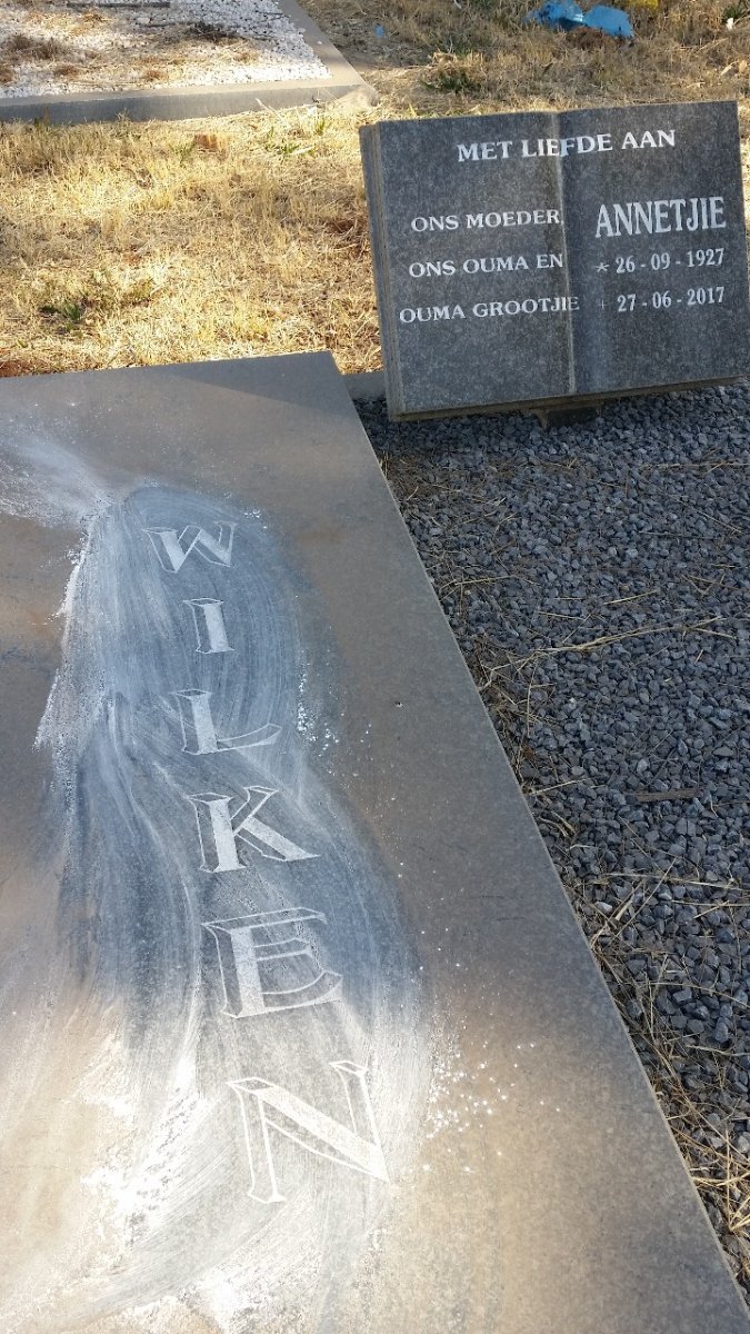 WILKEN Bart 1926-1998 &amp; Annetjie 1927-2017