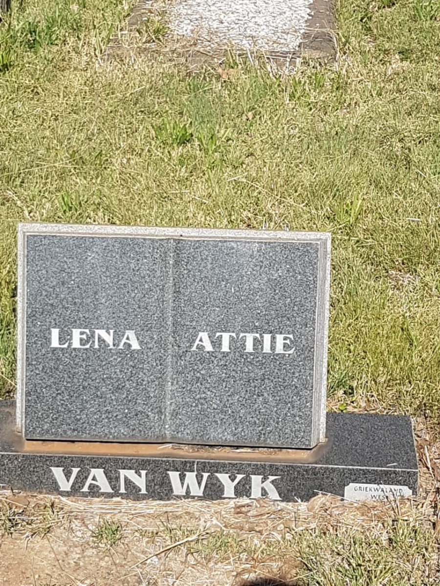 WYK Attie, van &amp; Lena