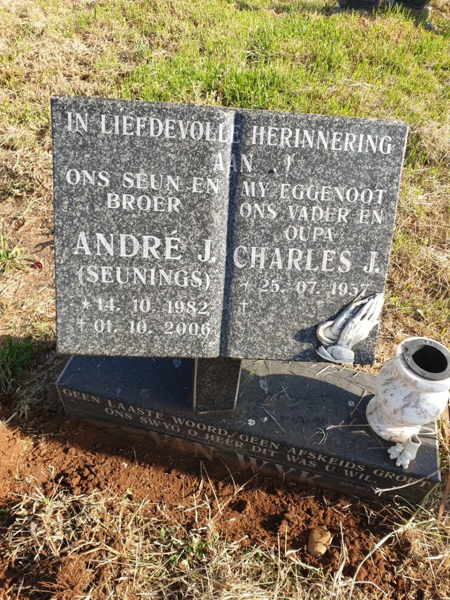 WYK Charles J., van 1957- :: WYK Andre J., van 1982-2006