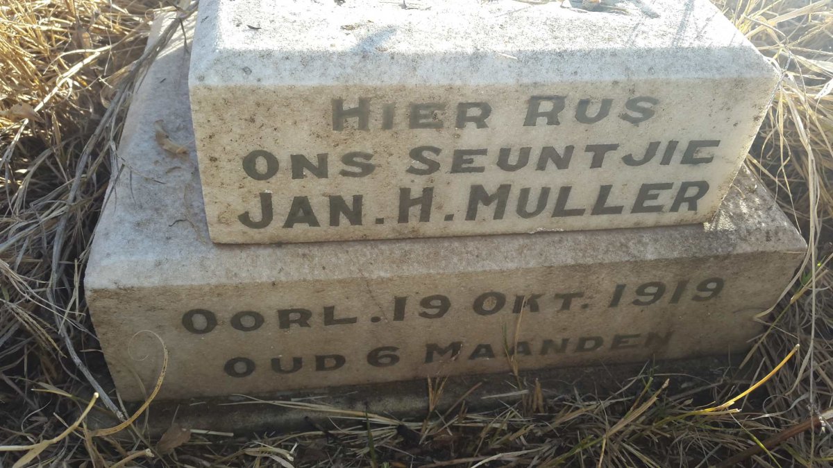 MULLER Jan H. -1919