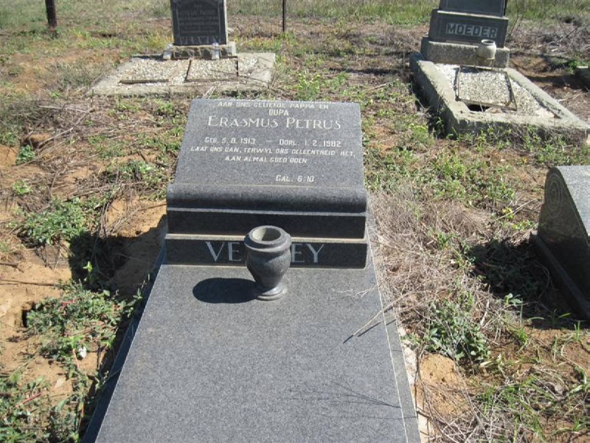 VERWEY Erasmus Petrus 1913-1982