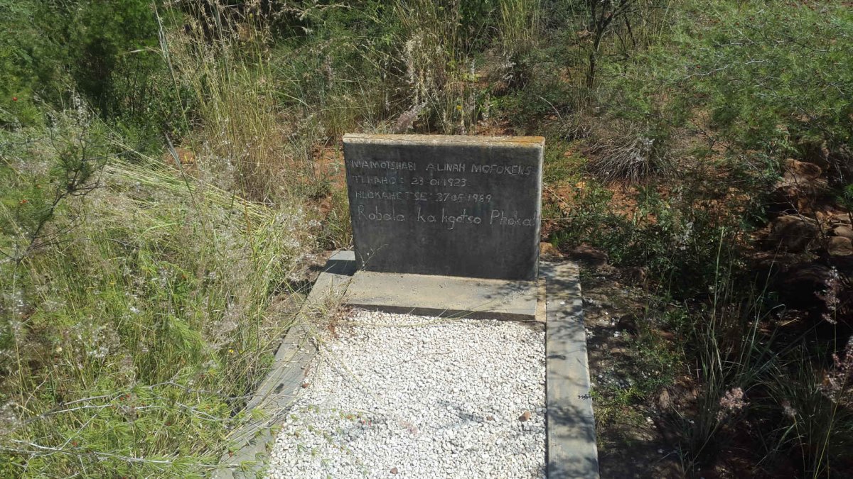 MOFOKENG Alinah Mamotshabi 1923-19?9