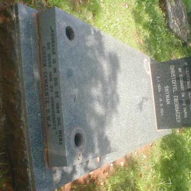 SNYMAN Christoffel  Ebenhaezer 1924-1964
