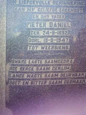 PRETORIUS Pieter Daniel 1892-1947