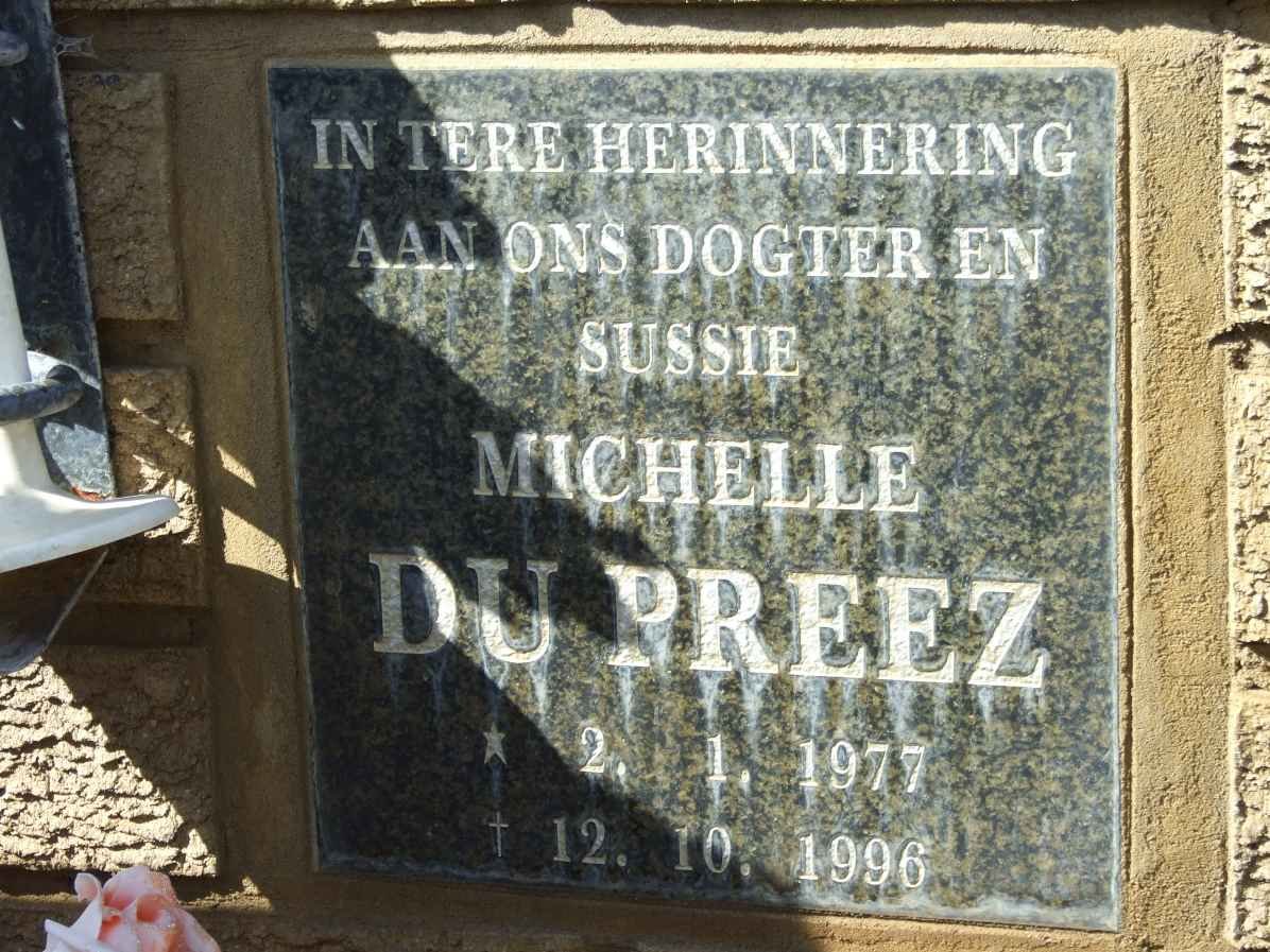 PREEZ Michelle, du 1977-1996