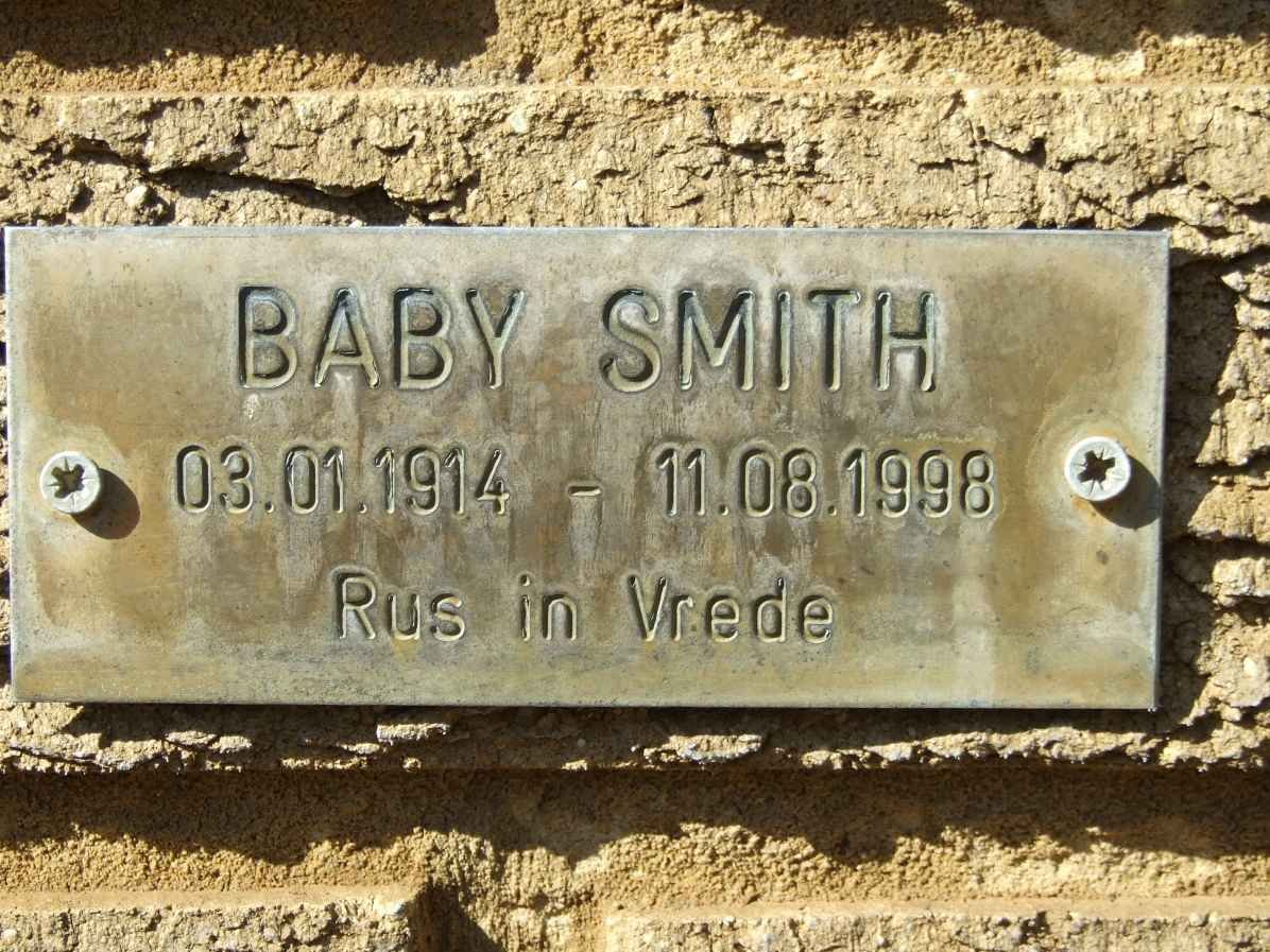 SMITH Baby 1914-1998