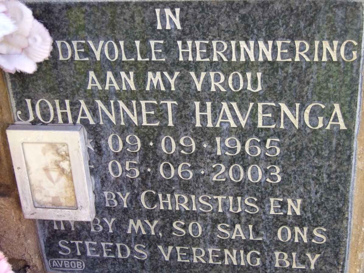 HAVENGA Johannet 1965-2003