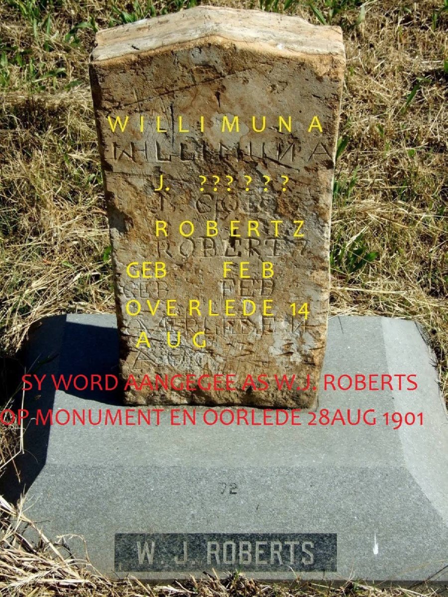 ROBERTZ Willimuna J. C? -1901