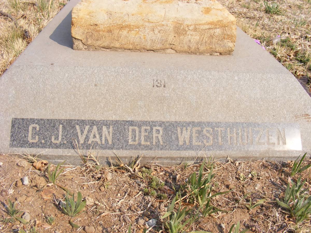 WESTHUIZEN C.J., v.d. 1901-1901 _2