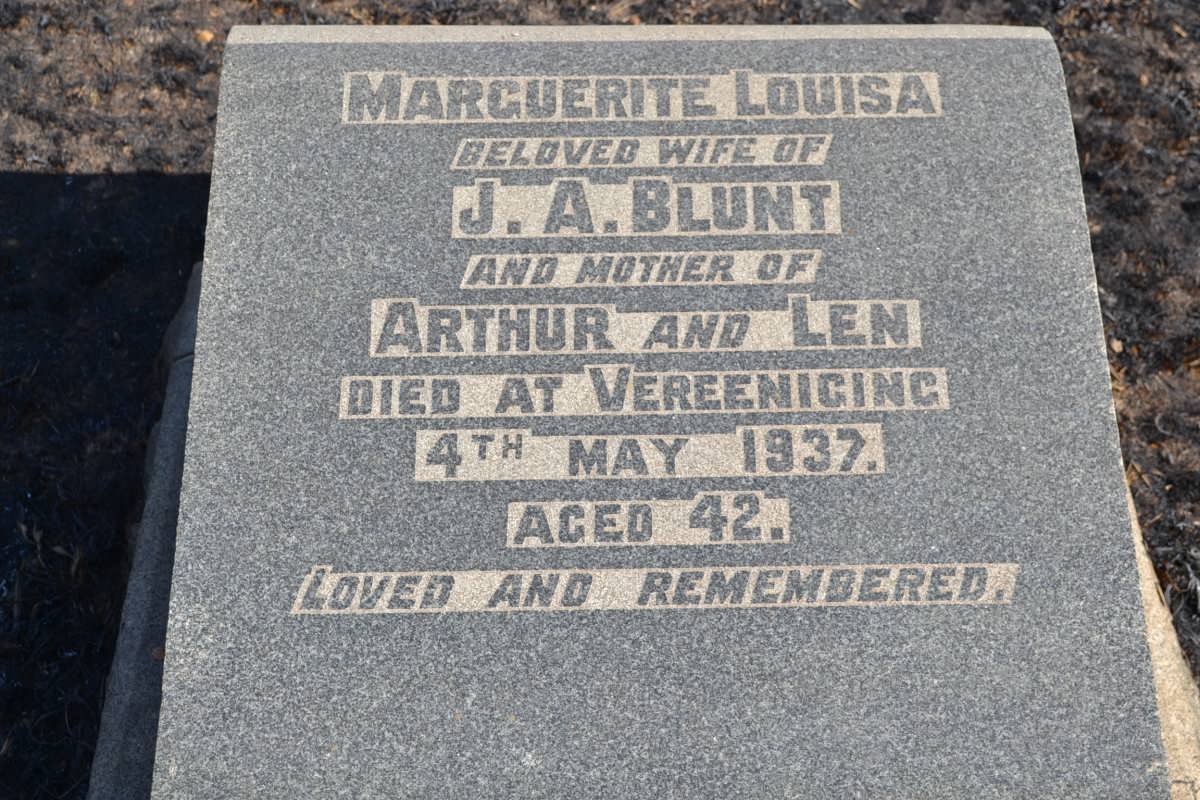 BLUNT Marguerite Louisa -1937