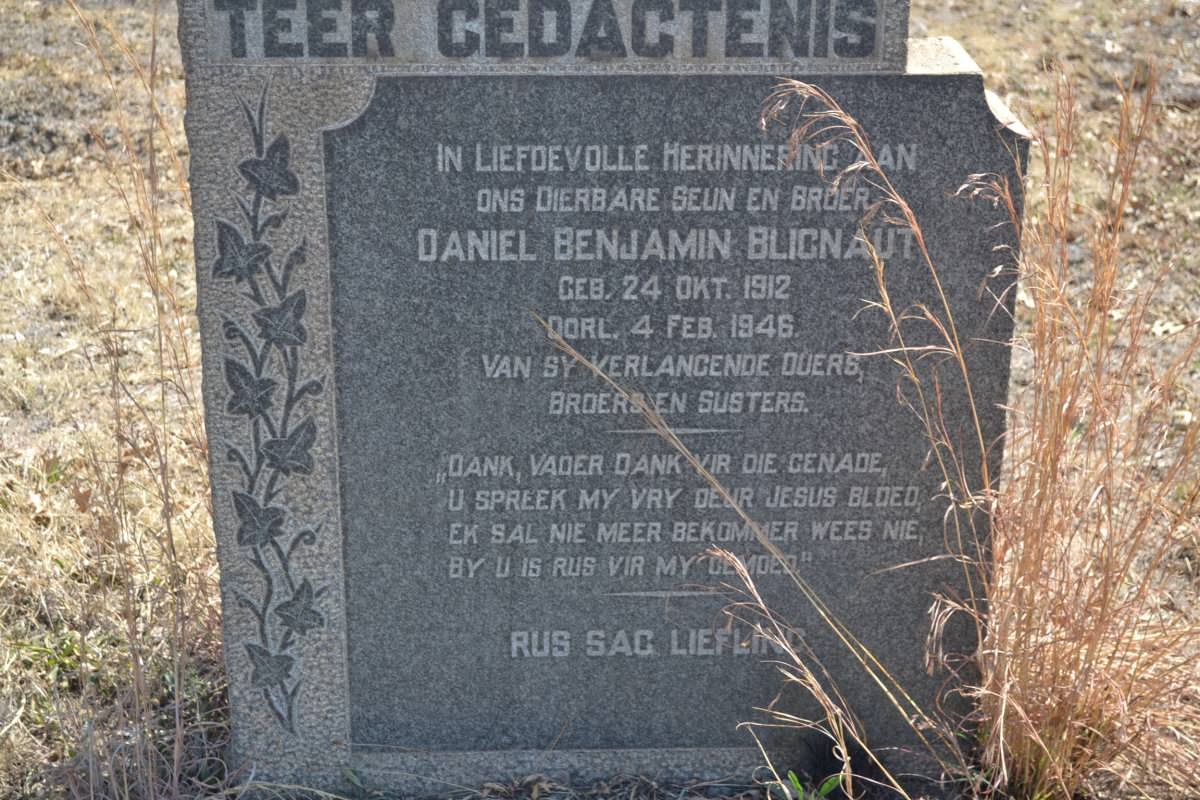 BLIGNAUT Daniel Benjamin 1912-1946