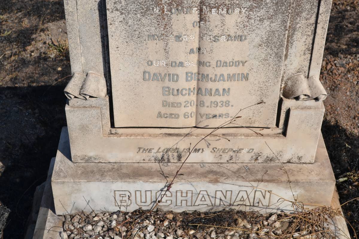 BUCHANAN David Benjamin -1938