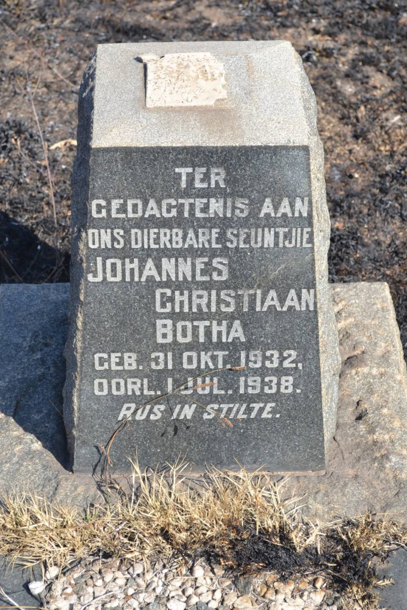 BOTHA Johannes Christiaan 1932-1938