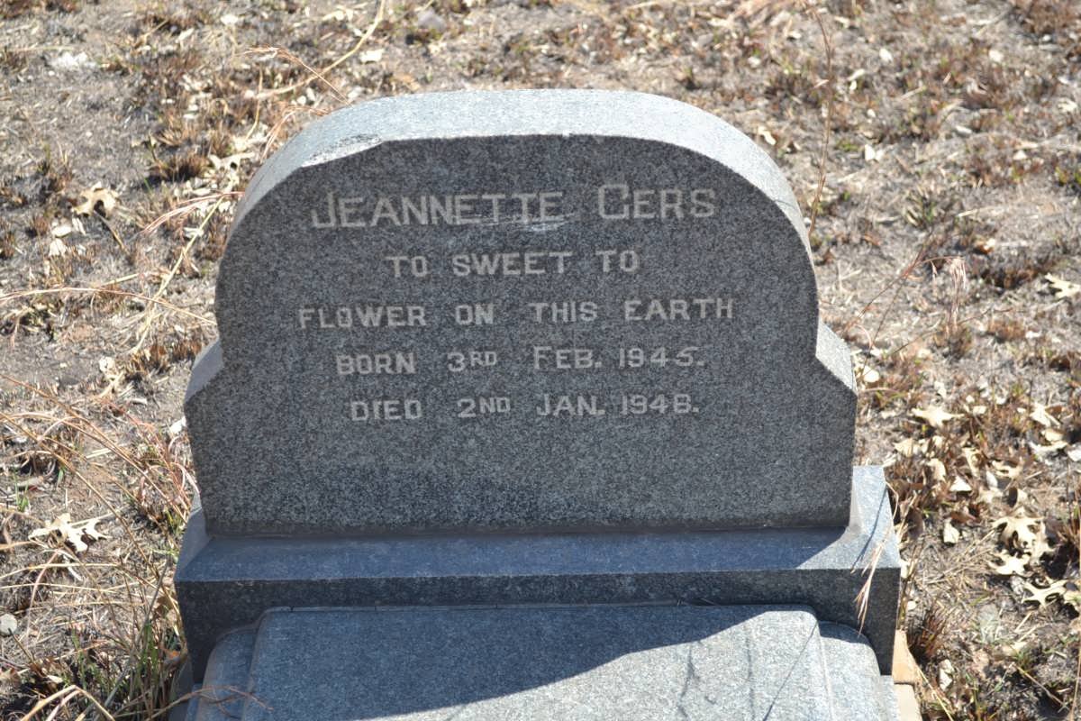 GERS Jeannette 1945-1946