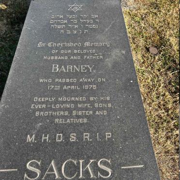 SACKS Barney -1975
