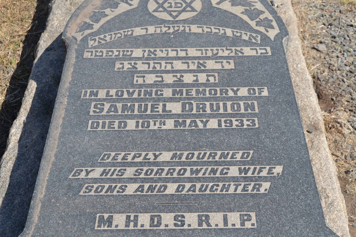DRUION Samuel -1933