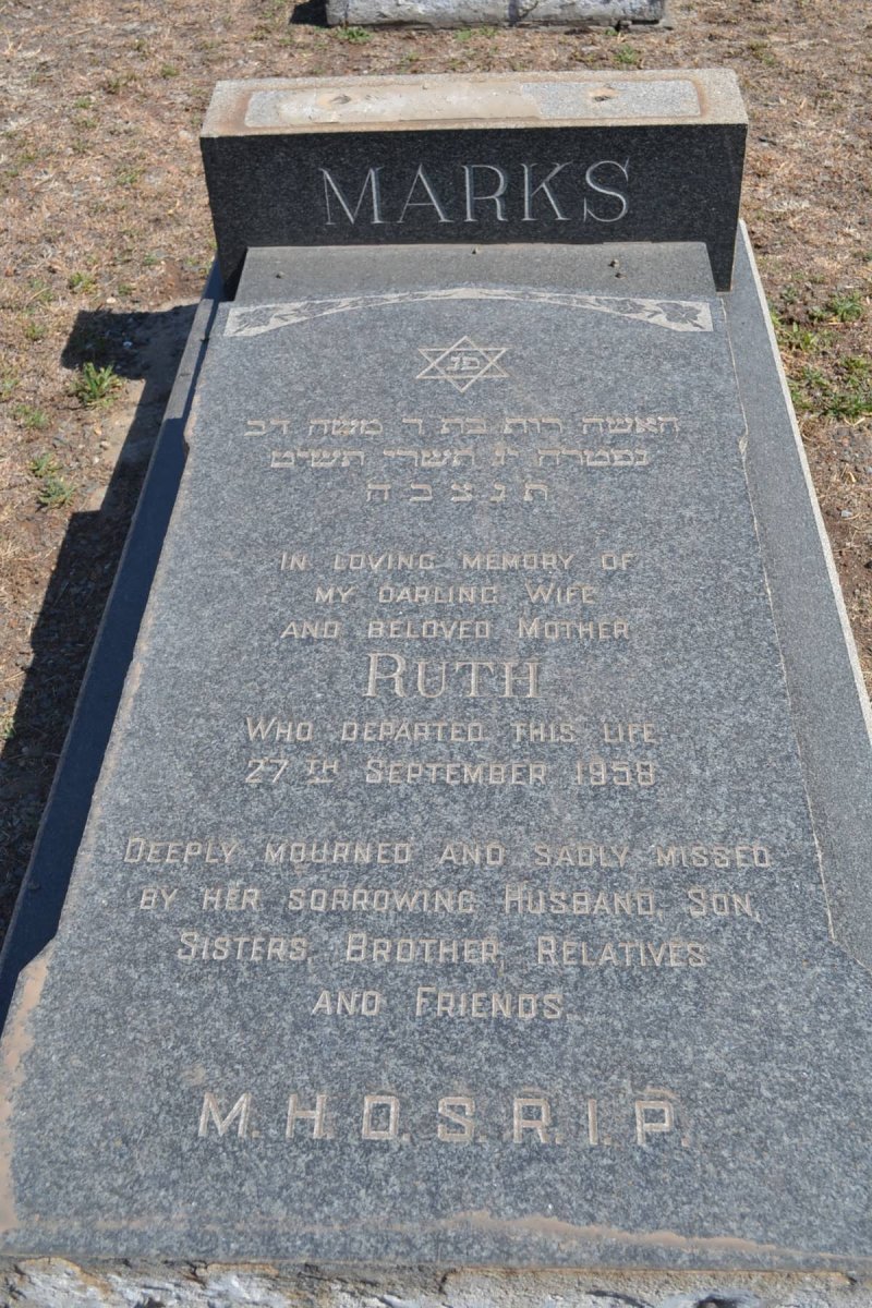 MARKS Ruth -1958