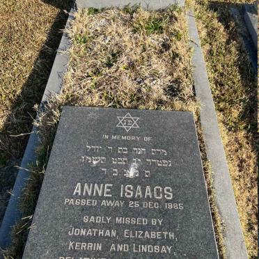 ISAACS Anne -1985