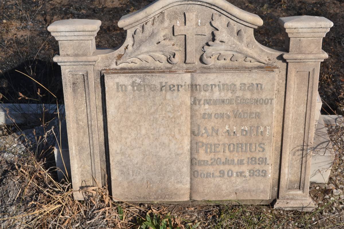 PRETORIUS Jan Albert 1891-1939