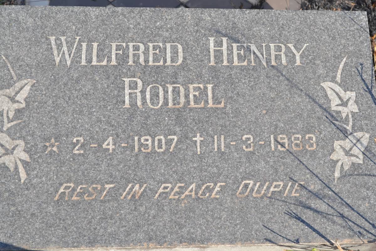 RODEL Wilfred Henry 1907-1983